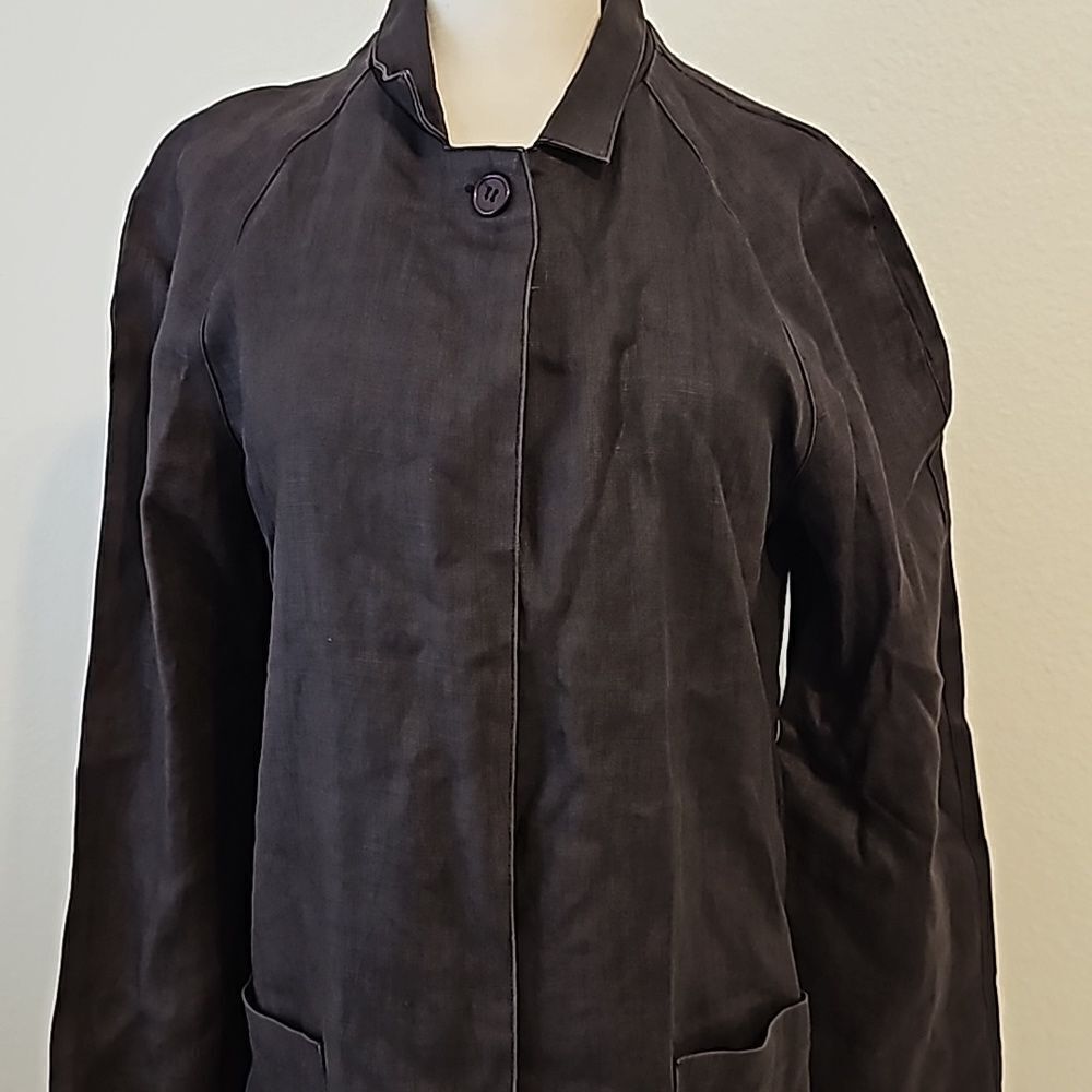 Diane von furstenberg linen blazer size M